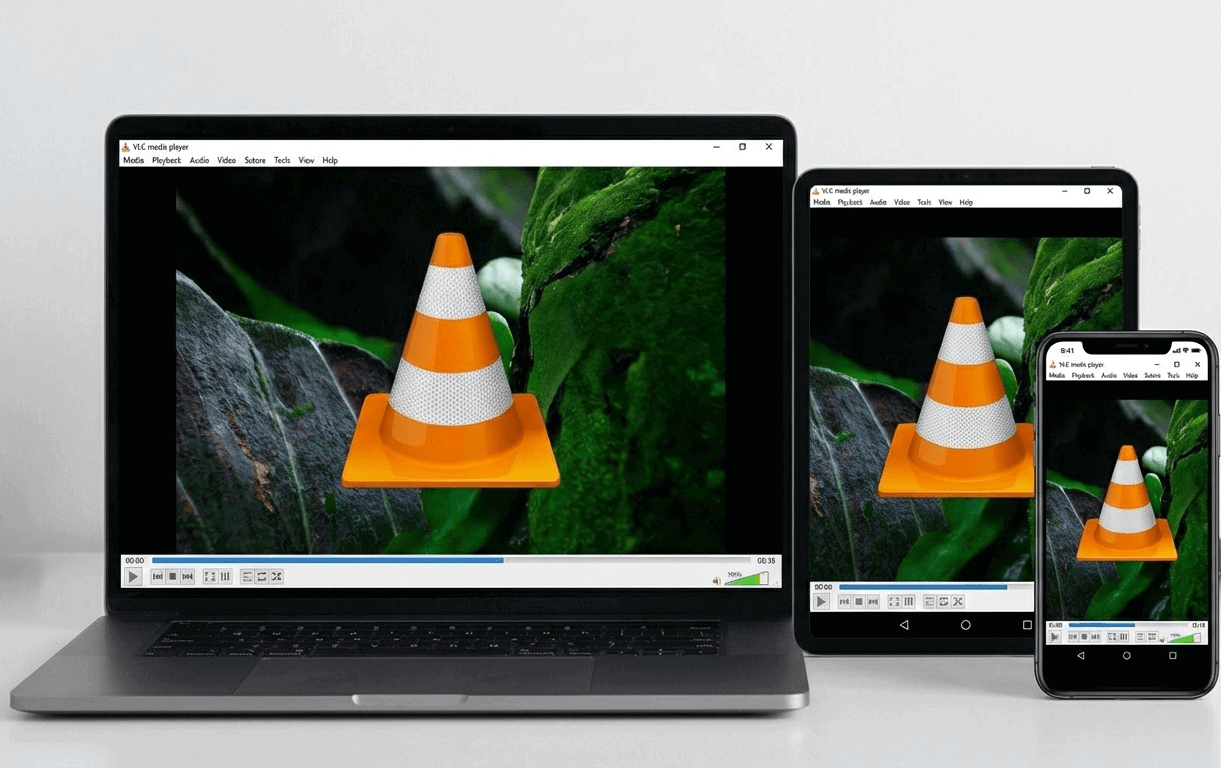 VLC Media Player multimedia interface on Windows